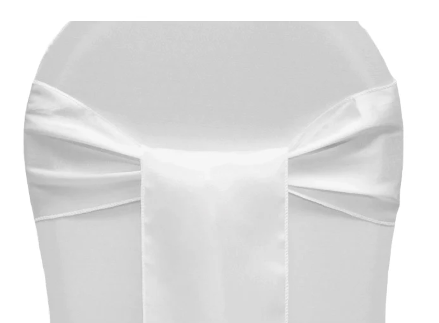 White Satin Chair Sashes